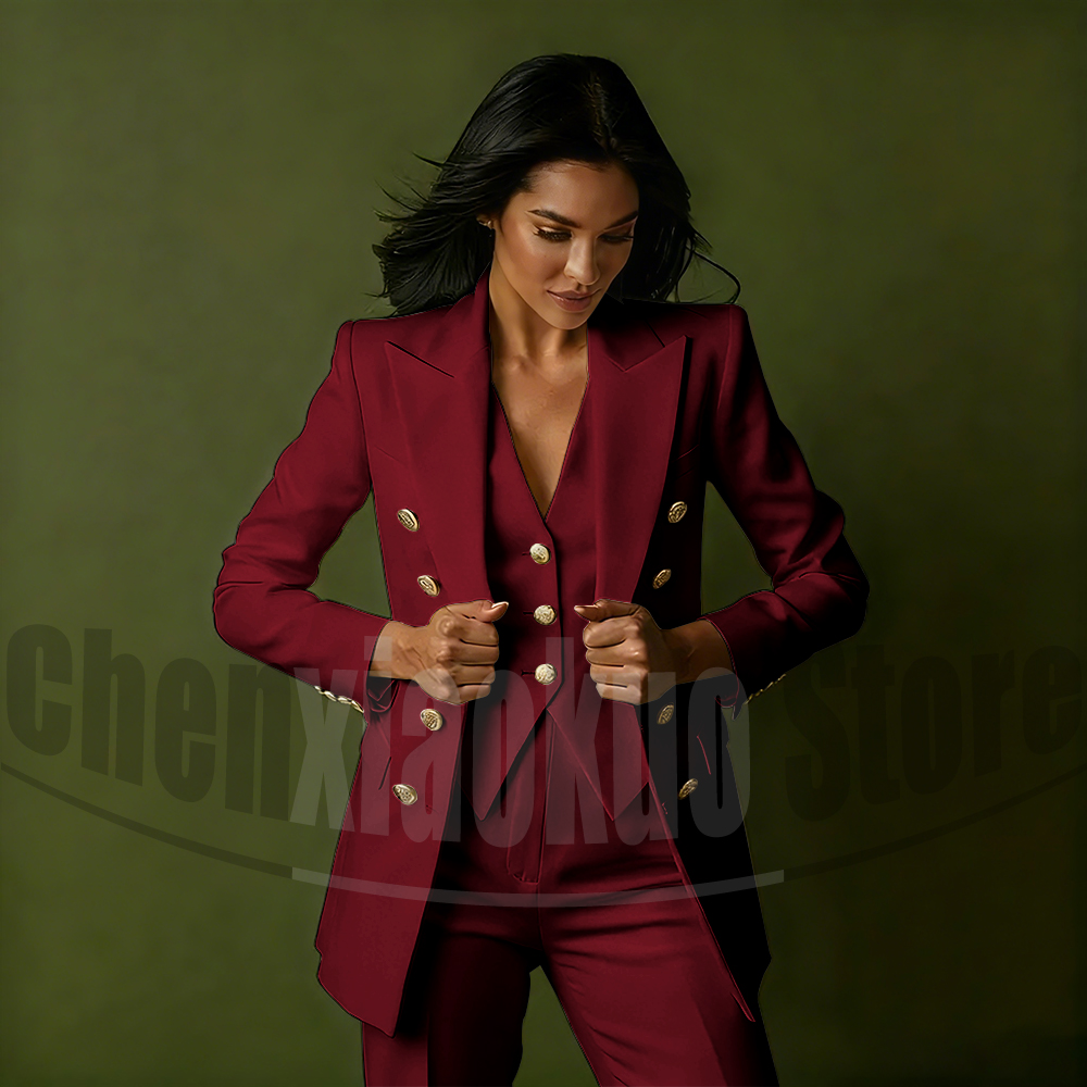 Women's Double Breasted Three  - Women'S Elegant Formal Wear recension och pris