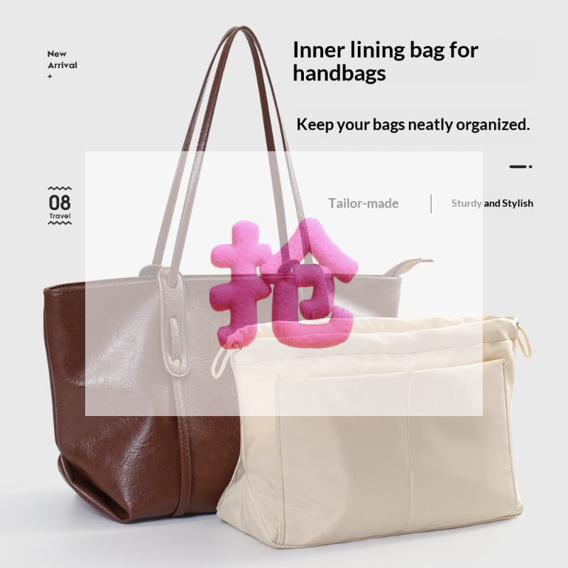 Tote Bag Organizer Insert Mult - Structured Handbag Work recension och pris