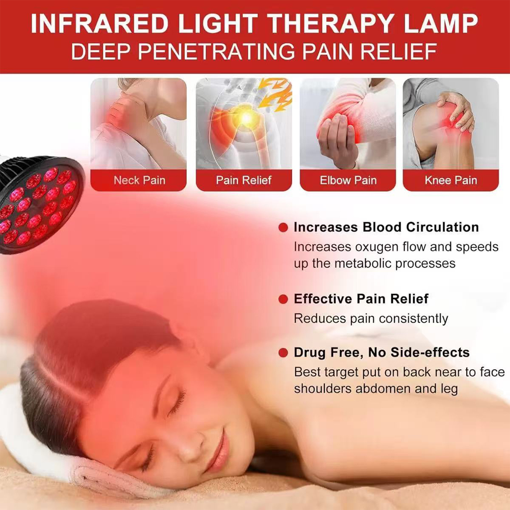 LED Infrared Light Therapy bul - K&G Women'S Formal Wear recension och pris