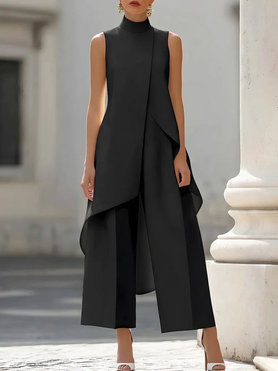 Sleeveless High Neck Asymmetri - Women'S Elegant Formal Wear recension och pris