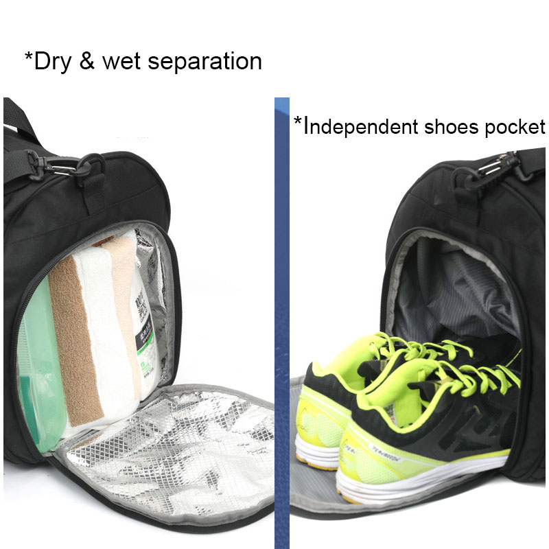 Large Gym Bag Fitness Bags Wet - Structured Handbag Work recension och pris