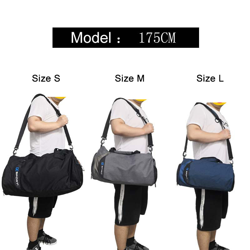Large Gym Bag Fitness Bags Wet - Structured Handbag Work recension och pris