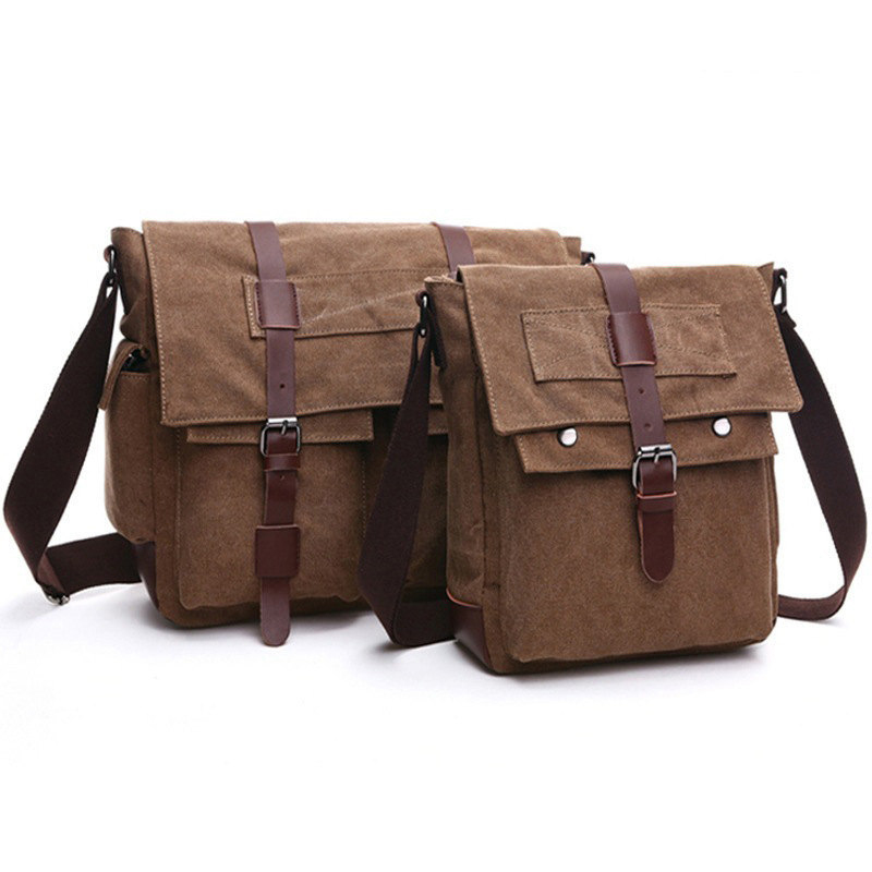 Retro Men Messenger Bags vinta - Structured Handbag Work recension och pris