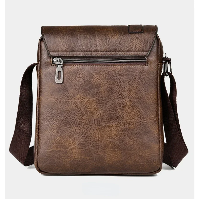 Luxury PU Leather Messenger Ba - Structured Handbag Work recension och pris