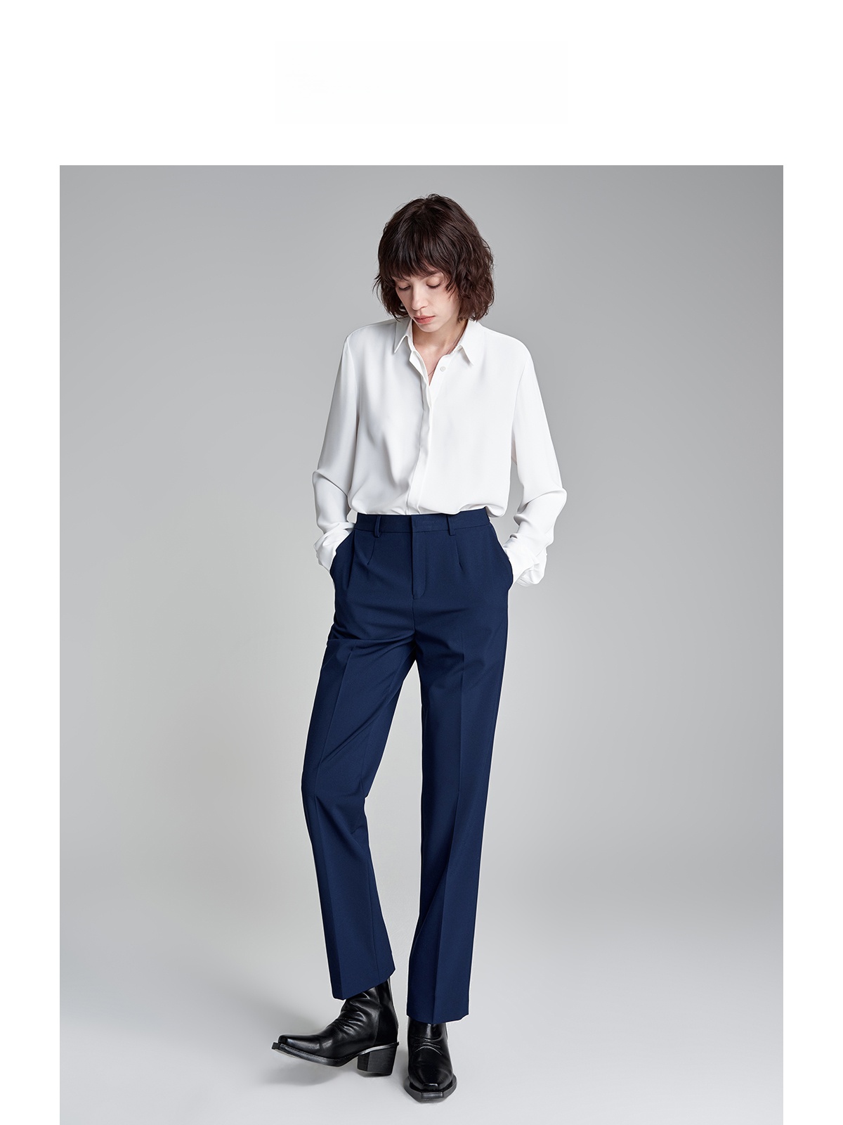 Professional White Shirt for W - Women Formal Wear White Shirt recension och pris
