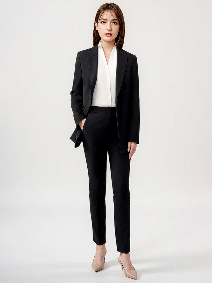 Women Suits Set Blazer Pant Of - Women Formal Wear With Black Blazer recension och pris