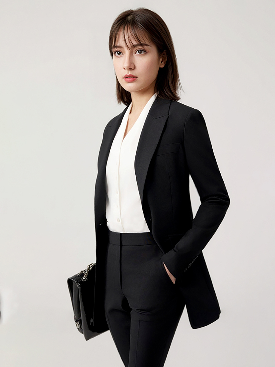 Women Suits Set Blazer Pant Of - Women Formal Wear With Black Blazer recension och pris