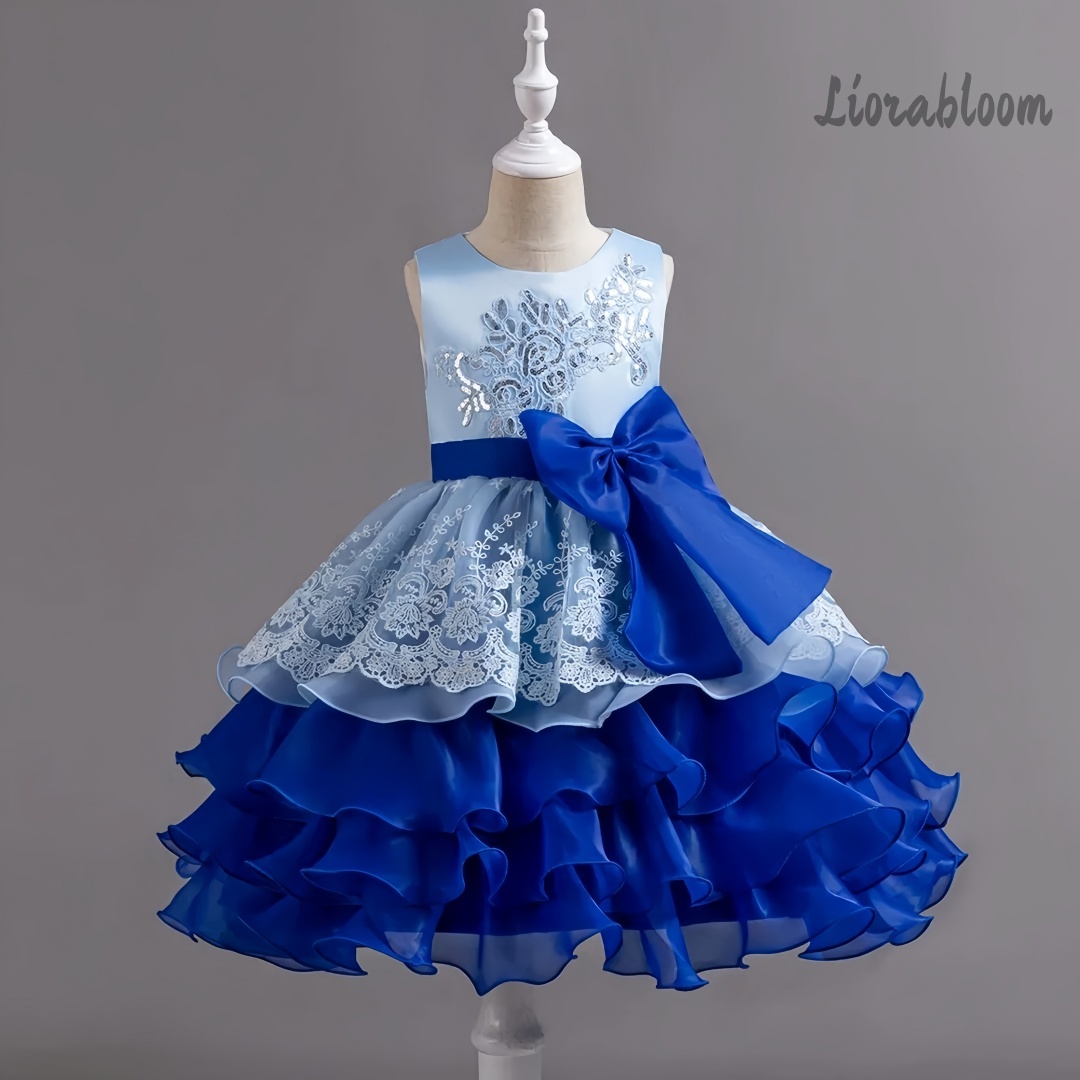 Girls' Dress With Large Bow Sl - Women'S Elegant Formal Wear recension och pris