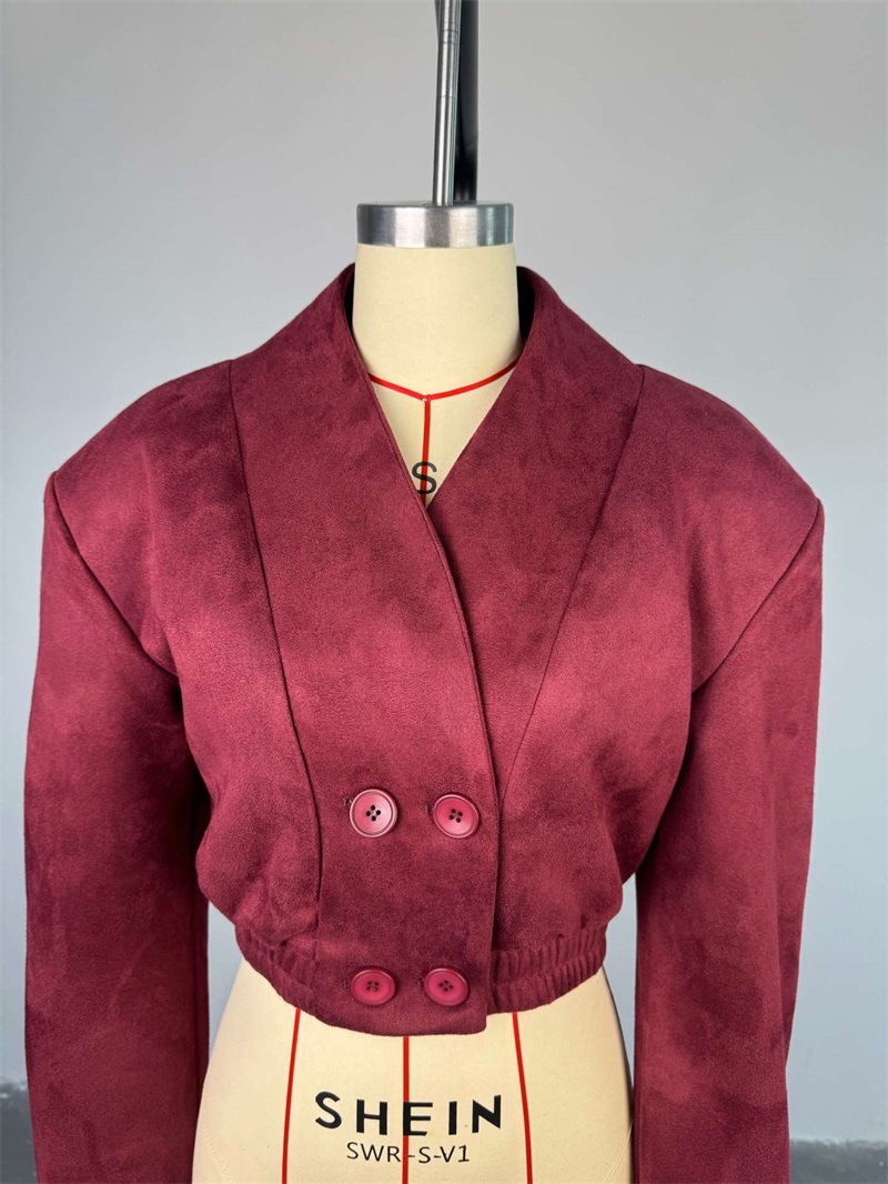 Burgundy Women Suit 1 Piece Sh - Formal Winter Wear Women Jacket recension och pris