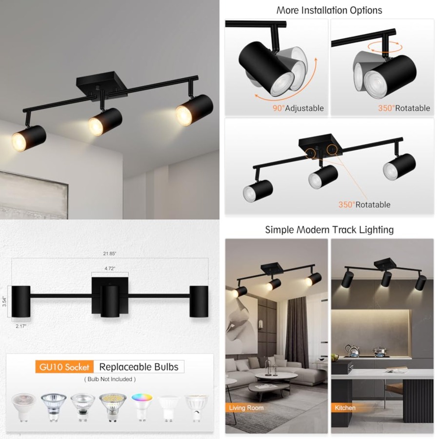 Track Lighting Fixtures Ceilin - K&G Women'S Formal Wear recension och pris