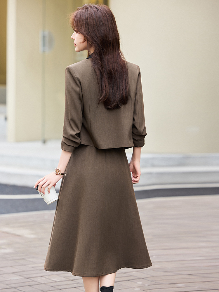 Gray short blazer for women, n - Women'S Elegant Formal Wear recension och pris