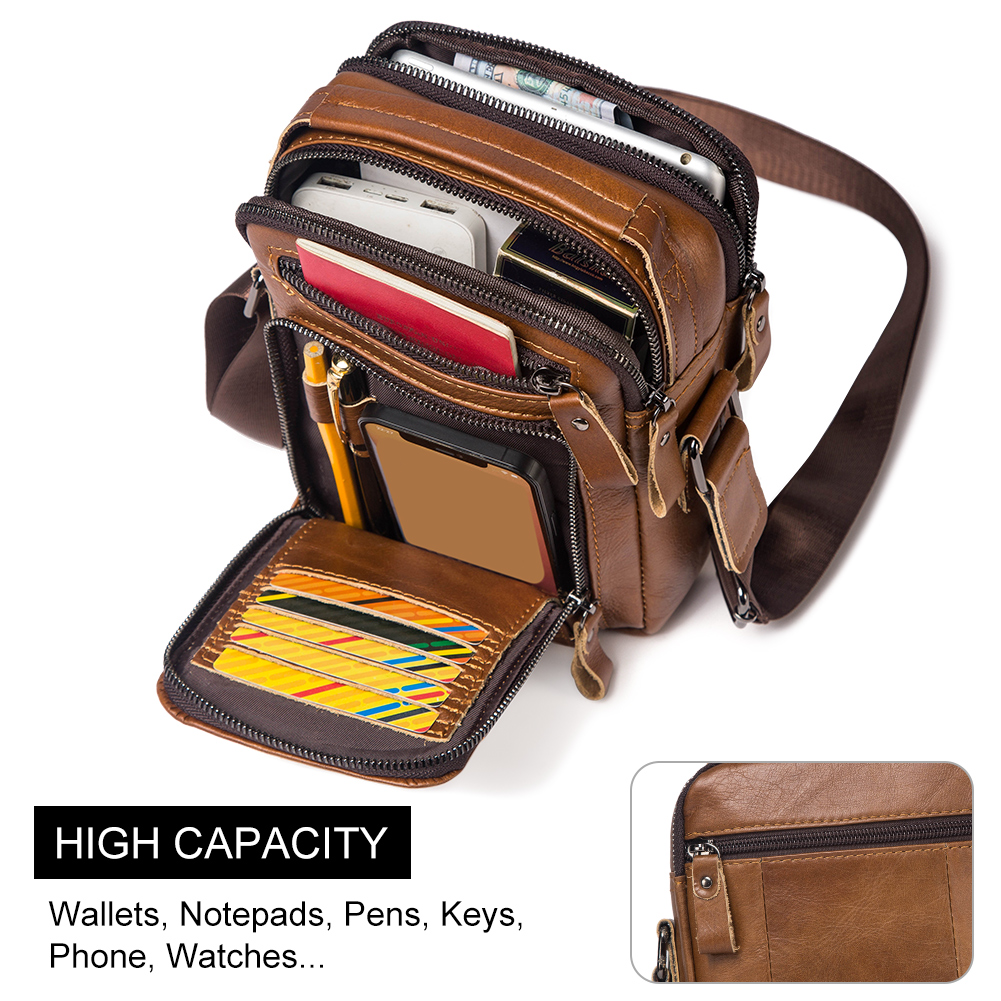 HUMERPAUL 100% Genuine Leather - Structured Handbag Work recension och pris
