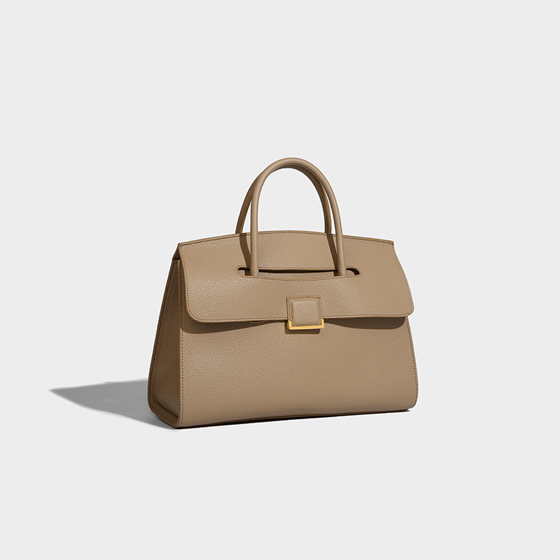 Structured Leather Tote Bag Wo - Structured Handbag Work recension och pris
