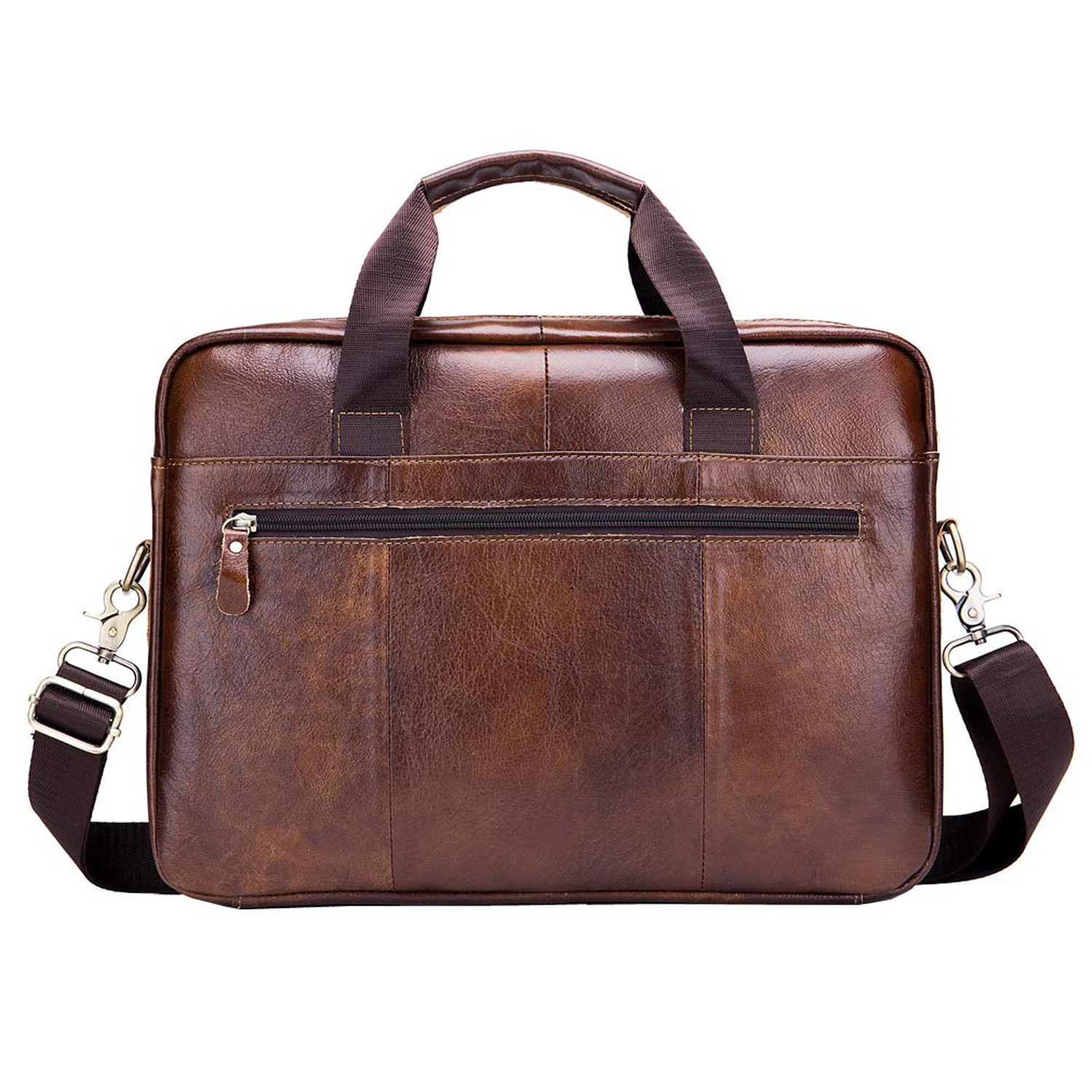 Retro Genuine Leather Fashion  - Structured Handbag Work recension och pris