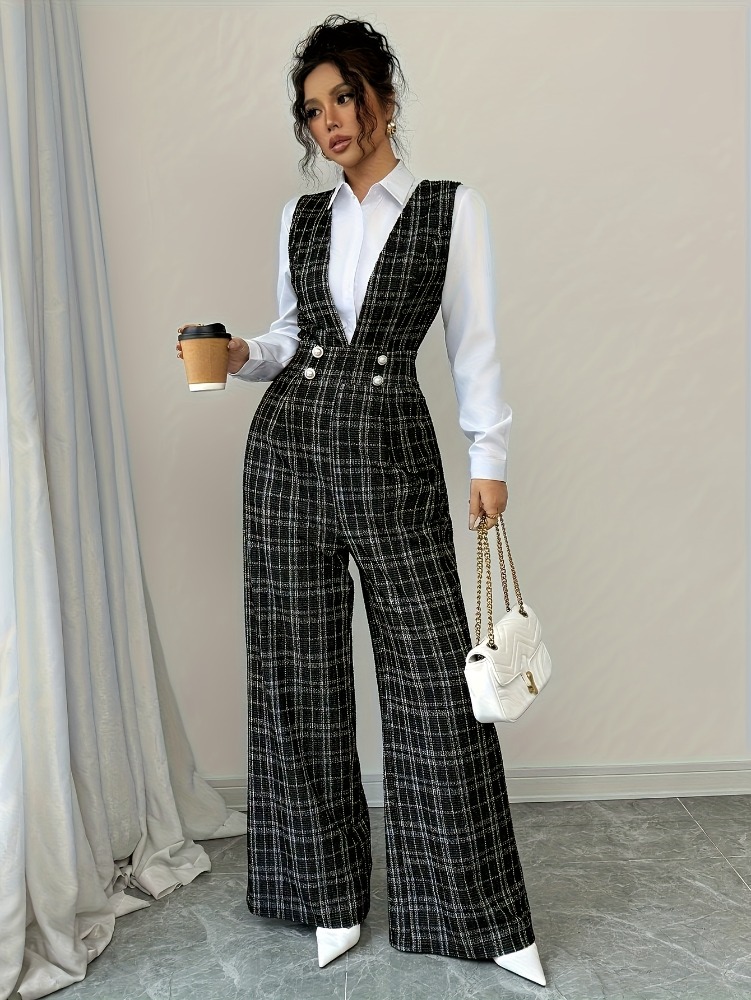 Women High Waist Wide Leg Plai - Women'S Elegant Formal Wear recension och pris