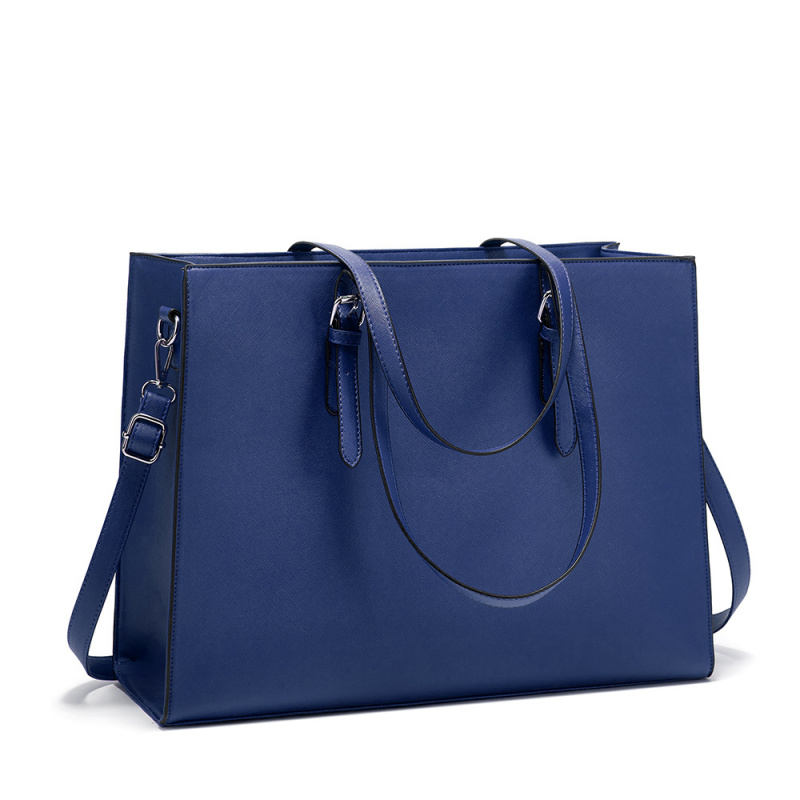 Brown Structured Tote Bag Larg - Structured Handbag Work recension och pris