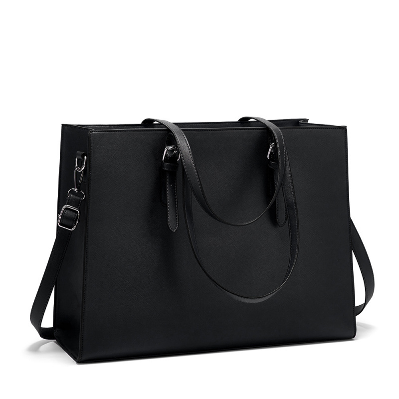 Brown Structured Tote Bag Larg - Structured Handbag Work recension och pris